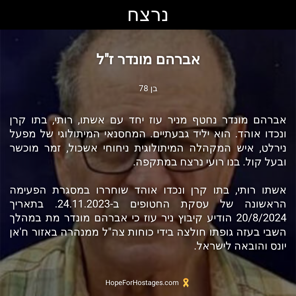 אברהם מונדר ז