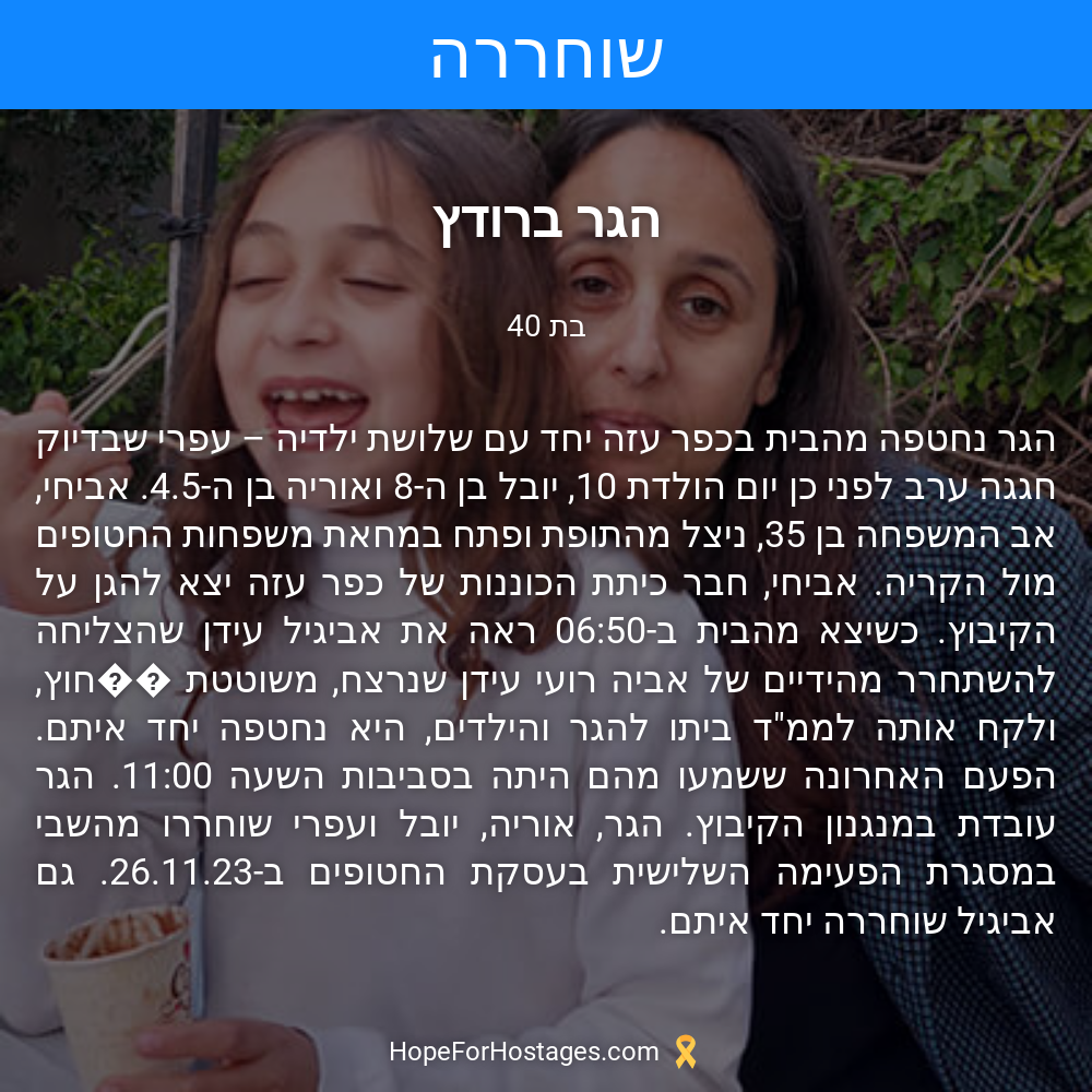 הגר ברודץ