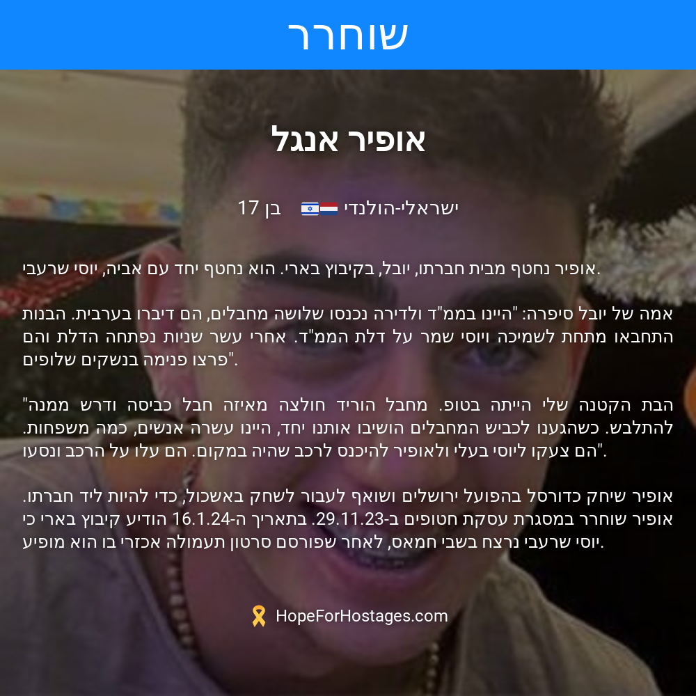 אופיר אנגל