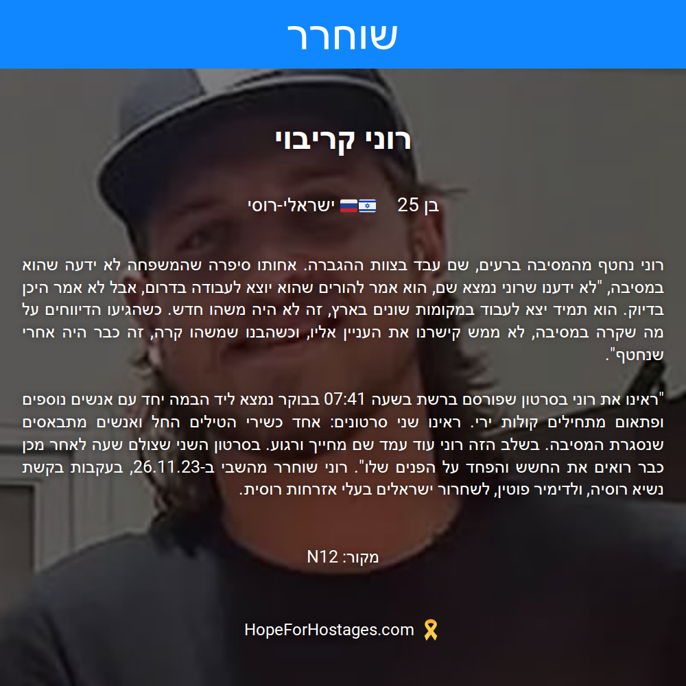 רוני קריבוי