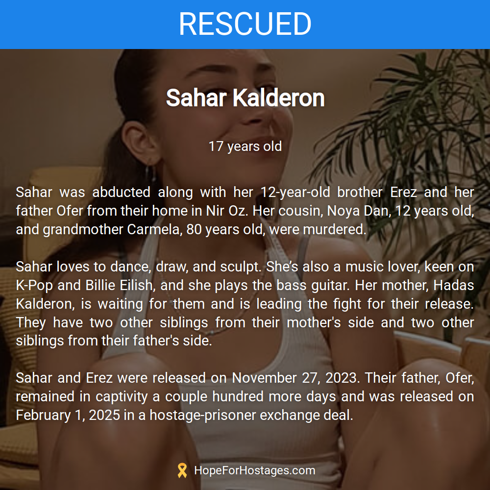 Sahar Kalderon