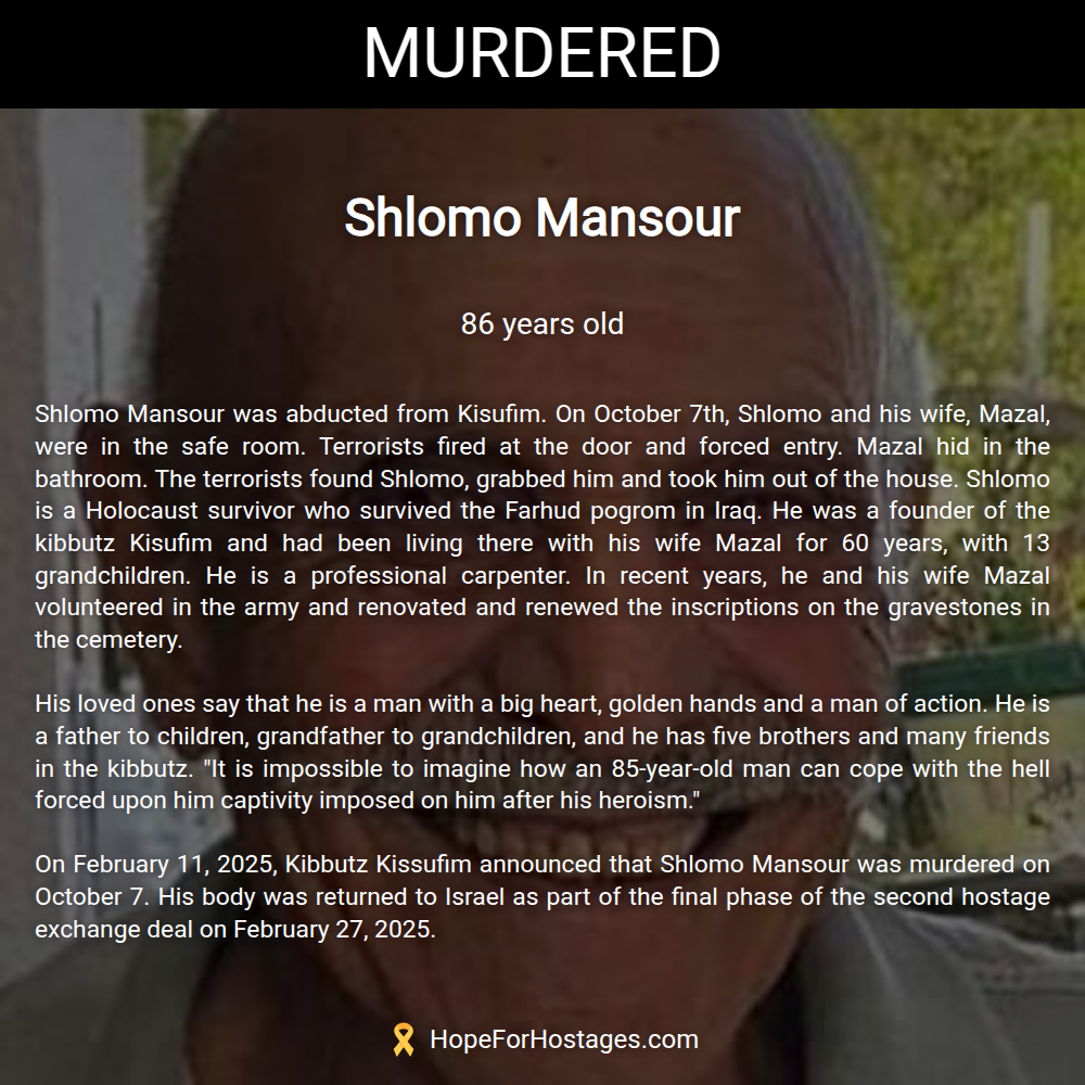 Shlomo Mansour