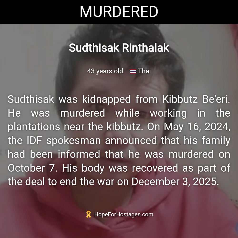 Sudthisak Rinthalak