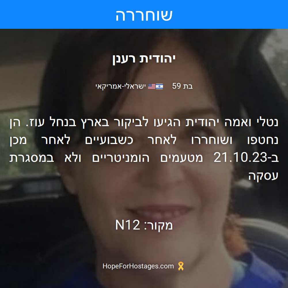 יהודית רענן