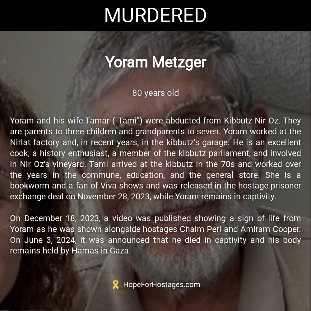 Yoram Metzger